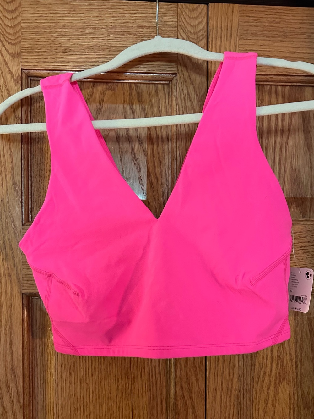 FREE PEOPLE MOVEMENT Pink Never Better Crop Sports Bra | Size M | NWT